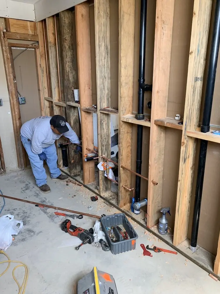 Commercial rough-in plumbing for Gas Line Repair in Oak Hill